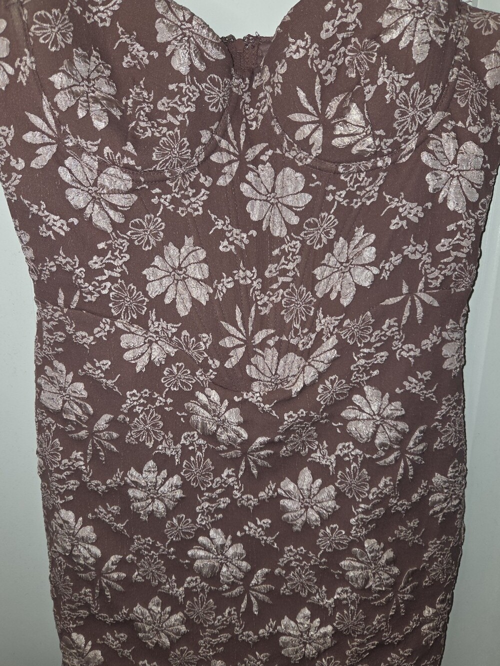 Windsor Floral Brocade Mini Dress - Picture 8 of 16